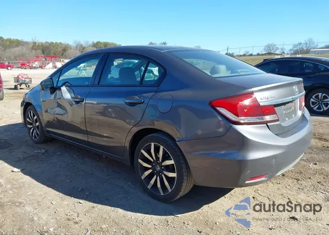 2015 Honda Civic Ex-L z USA, uszkodzony, nr VIN 2HGFB2F96FH514236